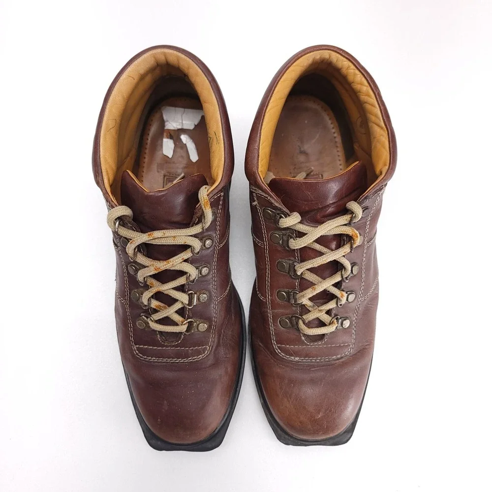 Cole‎ Haan Country Leather Ankle Boots C00519 Metal Grommets Men's Size 8.5 D